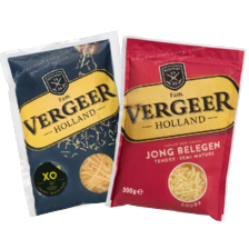 Vergeer geraspte kaas
